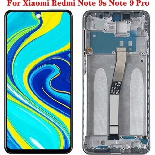 Origianl Lcd Display For Xiaomi Redmi Note9s / Note9 Pro LCD Display Touch Screen Digitizer Assesmbly For Redmi Note 9 Pro Lcd