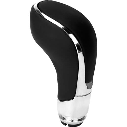 LEEPEE Auto Transmission Gearstick for Opel Vectra Shifter Leather Automatic Gear Shift Knob Black Universal Car-styling