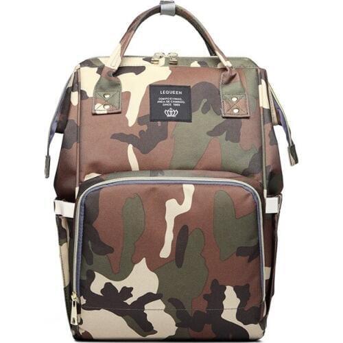Mummy Waterproof Maternity Backpack For Mom And Daddy Diapers Baby Care Camouflage Printing Baby Bag Stroller Diaper Bag