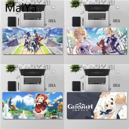 Maiya Top Quality Genshin Impact gamer play mats Mousepad Free Shipping Large Mouse Pad Keyboards Mat