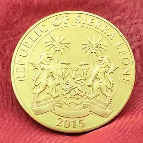 Ancient Dragon Dinosaur Commemorative Gold Coin Birthday Gift Thunder Dragon