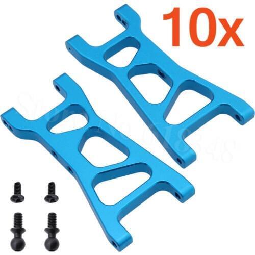 10Pairs Aluminum Rear Lower Suspension Arms For 1/18 Scale Revel 24540 Scorch Hobbico Dromida BX/MT/SC4.18 Monster Truck