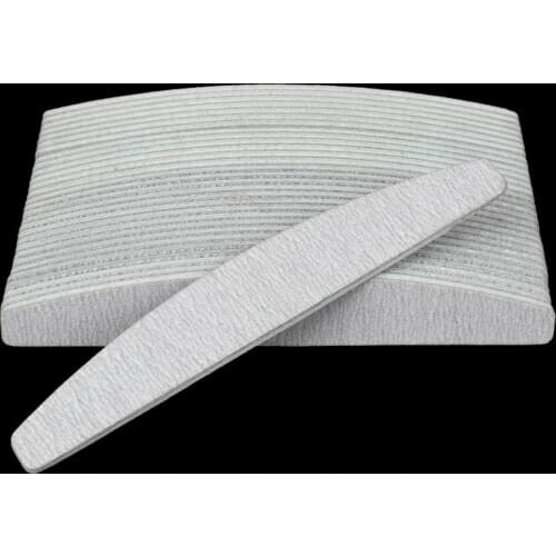 100pcs Grey Boat Nail Files Sanding Buffing block 100/180 Nails Art UV Gel polish sandpaper Supplier Manicure Tools Set