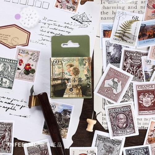 46Pcs/Pack Kawaii Cute Cat Stamp Thank You Mini Stickers Album Diary Scrapbooking Label School Supplies Bullet Journal n1048