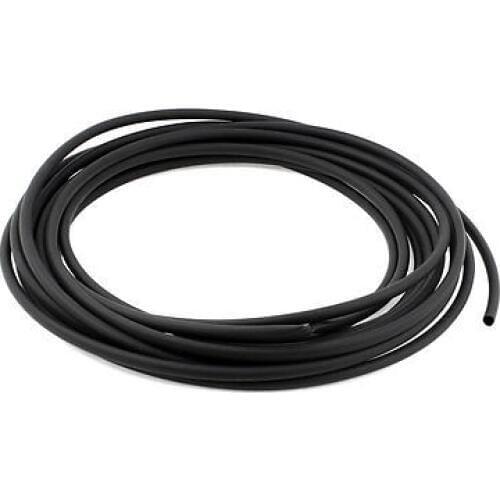 6.4mm 3:1 Black Polyolefin Heat Shrink Tubing Tube Sleeve Sleeving Wrap 10m 33ft
