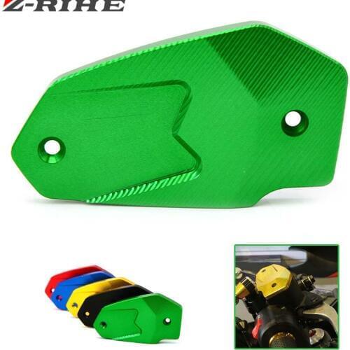 Motorcycle Accessories CNC Aluminum Brake Fluid Reservoir Cap Oil For Kawasaki Z800 ER6N/F Versys650 ninja 650 Easy To Install