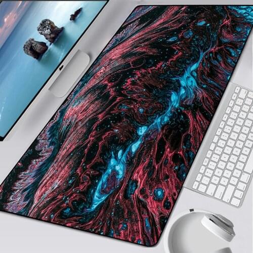 Abstract Texture Large Gaming Mouse Pad Computer Table Mousepad Locking Edge Rubber Big Desk Mat 800x300mm Desk Laptop Mouse Mat