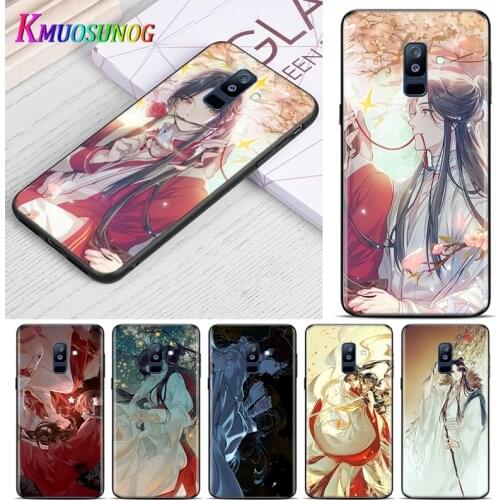 Heaven Official’s Blessing For Samsung Galaxy A9 A8 Star A8S A7 A6 A6S A5 A3 Plus 2018 2017 2016 A750 Black Phone Case