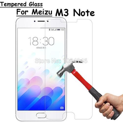 For Meizu M3 Note M3Note 5.5" Tempered Glass Screen Protector Ultra Thin Explosion-proof Protective Film + Cleaning Kit