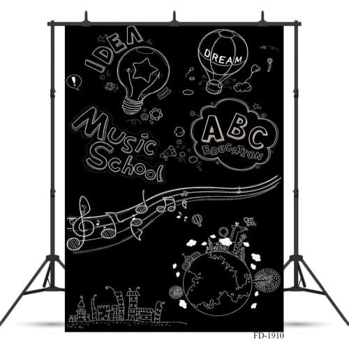 Photography Backdrops For Photo Studio Chalkboard Back to School Vinyl Photo Background Custom Children Baby Portrait Photobooth