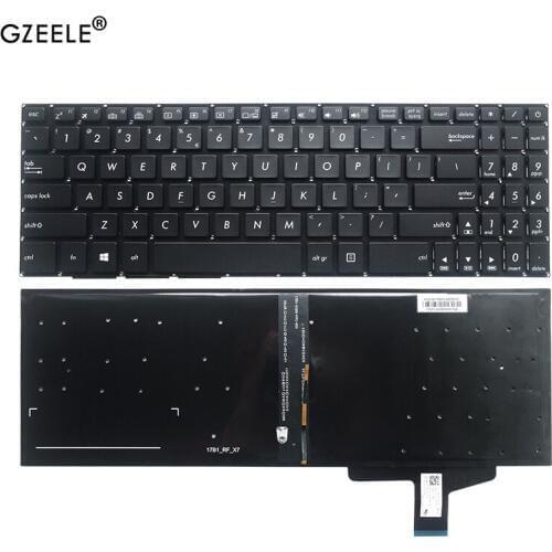 NEW English keyboard For ASUS N580 M580 With backlight laptop keyboard US BLACK Replace notebook keyboard 0KNB0-5600US00