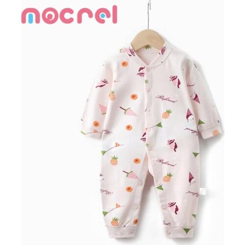 The Four Seasons General Baby Long Climb Clothes Baby Romper Suit Cotton Long Climb Clothes Baby Clothes Newborn Girl Rompers