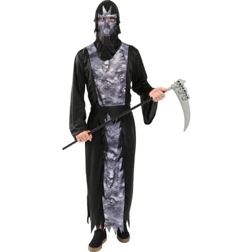Adult Halloween Horror skull Poison Demon set costume Vampire Ghost Clothes Purim Party dress