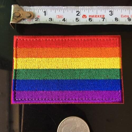 LGBT Pride Rainbow Flag Patch Gay