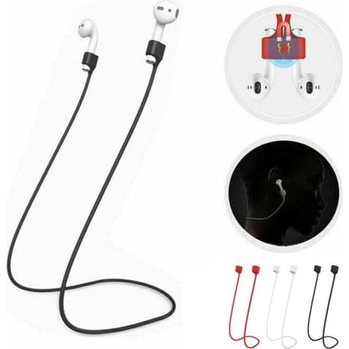 Magnetic Silicone earhook For Airpods 2 pro anti-lost rope Protective soft Multicolor lanyard Wireless Earphone free bag