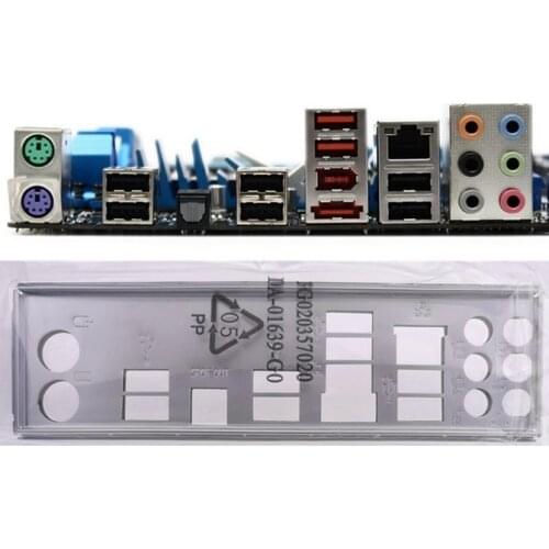 New I/O shield back plate of motherboard for P7P55D M4A79XTD EVO just shield backplate Free shipping