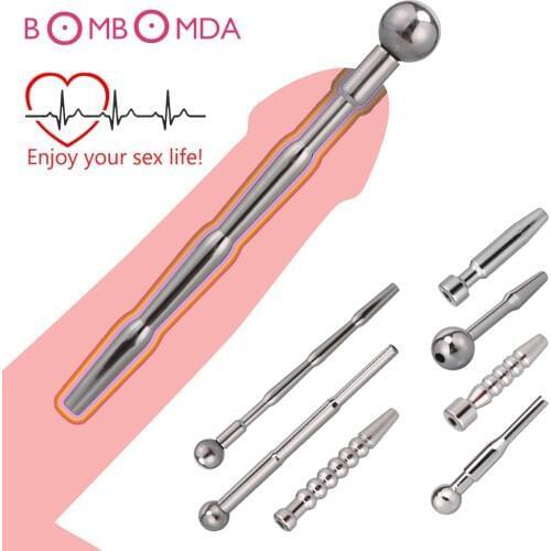 Penis Plug Sex Toys For Men Urethral Catheter Metal Urethral Dilator Urethral Sounding Chastity Device Urethral Catheter For MEN