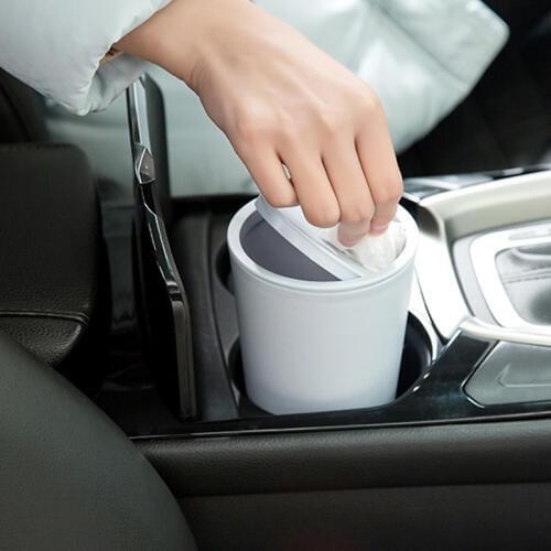 Durable Car Auto Garbage Trash Can Car Trash Garbage Automotive Waste Storage Mini Home Office Auto Car Vehicle Garbage Can