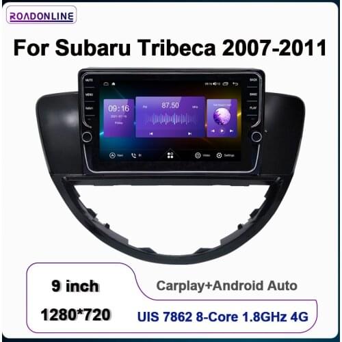 ROADONLINE For Subaru Tribeca 2007-2011 Gps Stereo Car Multimedia Player Radio Android Octa Core 6+128G