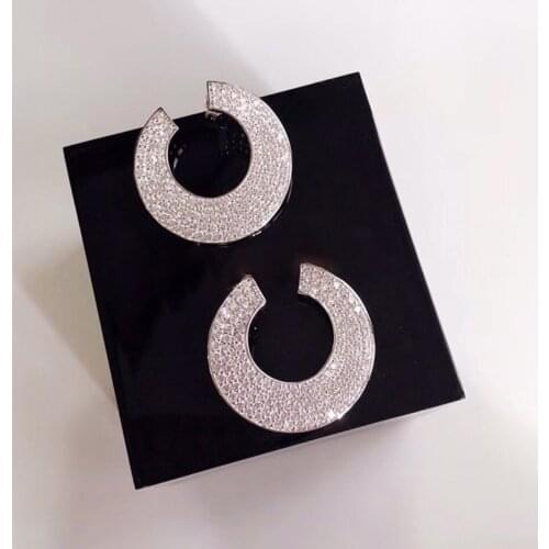 Hot Brand Pure S925 Sterling Silver Jewelry Top Quality Popular brand Pin Zircon Earrings meteor Summer taste stud Earrings