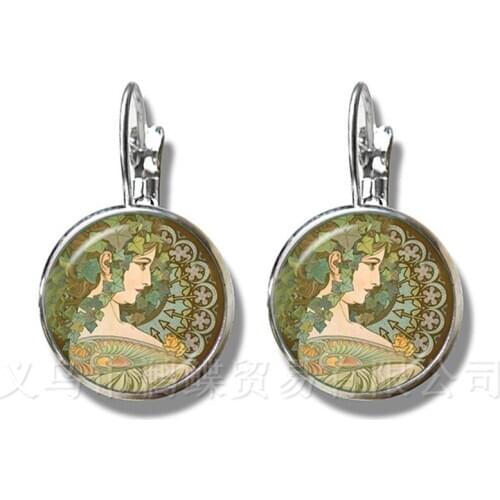 Bookworm Earrings Library Jewelry Glass Cabochon Book Reading Books Photo Silver Plated Stud Earrings Librarian Gifts