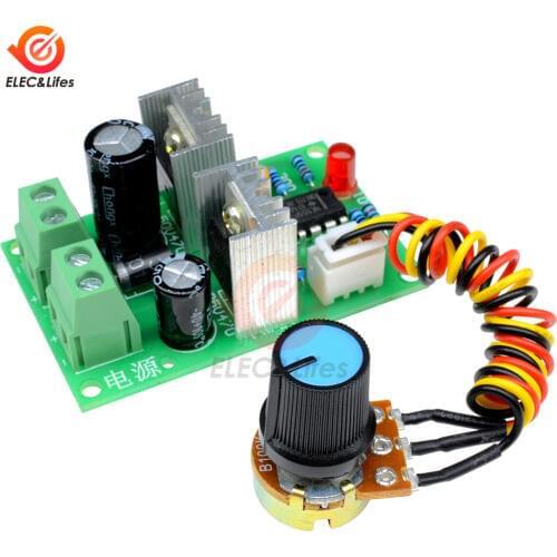 DC 12V 24V 3A PWM DC Motor Speed Controller Adjustable PWM Duty Cycle 0%-100% Speed Governor Continuous current Speed Regulator