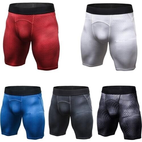 Mens Compression Shorts Wear Under Base Layer Shorts Pants Tights Soft Breathable Casual Pants Gym Shorts Soccer Underwear