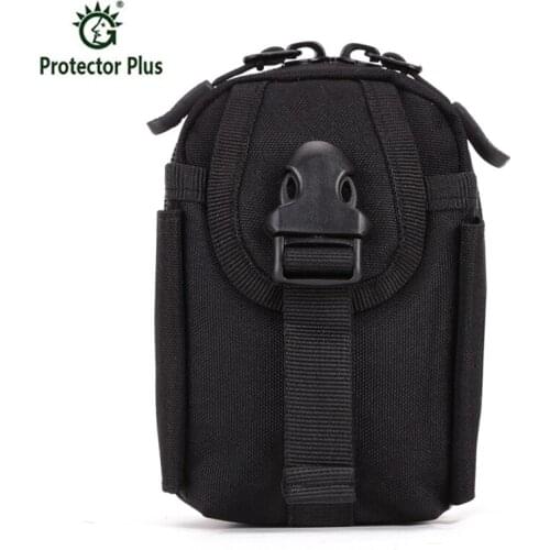 Outdoors Small Waist Pack Tool Field Tactics Accessory Black Mini Mobile Key Phone Bag Lightweight Durable USA Army Gear