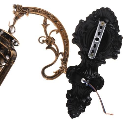 Vintage LED Wall Lamp Barn Lantern Retro Kerosene Wall Light European Antique Style C5AC