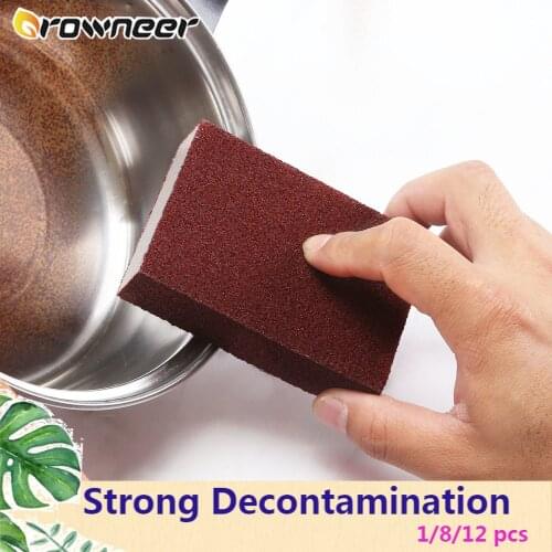 Magic Emery Cleaning Sponge Eraser Strong Decontamination Carborundum Removing Rust Rub Washing Tool Multifunction Kitchen Brush