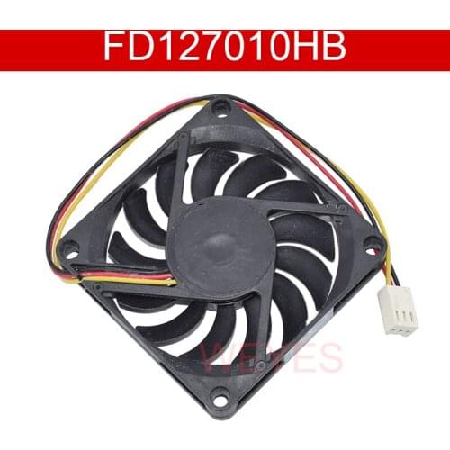 FD127010HB 12V 0.23A For Y.S.TECH 7010 7cm 3lines ball bearing cooling fan Refurbished