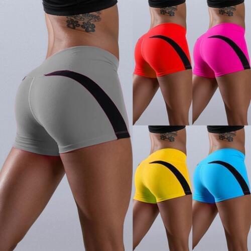 Womens High Waist Sports Shorts Workout Running Fitness Leggings Female Yoga Shorts Gym Yoga Leggings