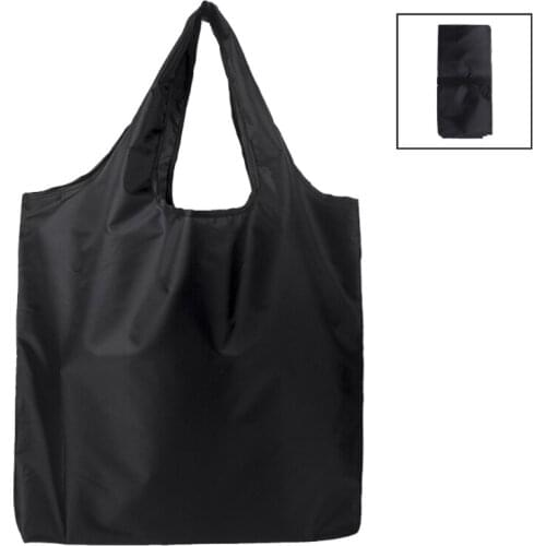 1 x Portable folding shopping bag Solid Color bags Lightweight bag Foldable Waterproof ripstop Shoulder Bag Handbag