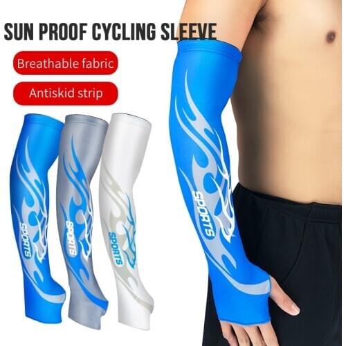 1 Pair Unisex Breathable Sun-Protective Arm Sport Sleeve Use For Outdoor Cycling Driving Elastic Material Suitable Tightness
