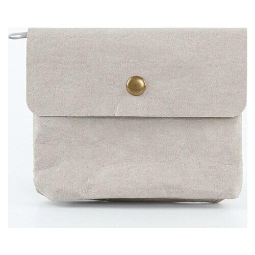 1000pcs The Tear Is Not Bad Washed Kraft Paper Bags Custom Made To Order Hand-Held Shopping Shoulder Tyvek Boundless Package