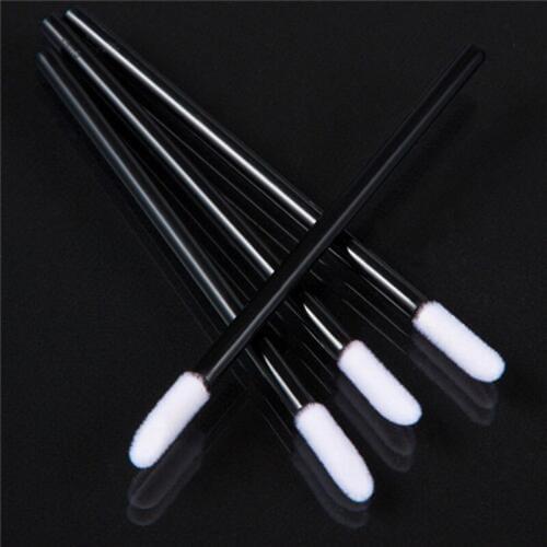 50Pcs Disposable Lip Brush Eyelash Extension Eyebrow Cleaning Mascara Gloss Wands Applicator Makeup Brushes Cosmetic Tool