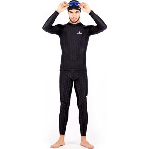 New Professional UPF 50+ Long Sleeve Pants Sun Protection Basic Skins Surfing Diving Swim Shirt Trousers Beach Surfing SwimSuit