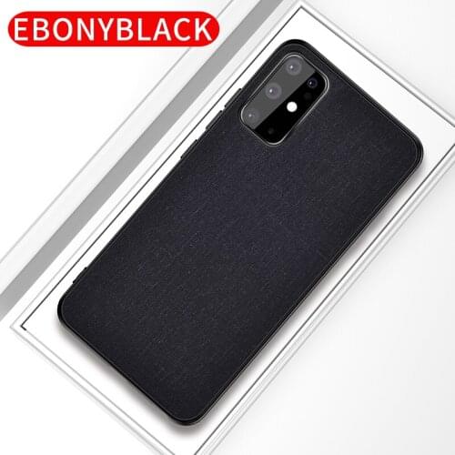 PU + Cloth Canvas Phone Case For Samsung Galaxy s8 S9 S10 S20 Note 9 10 20 J2 J3 J4 J5 J6 J7 J8 Plus Ultra Lite Hard Back Cover