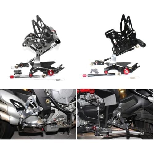 CNC Adjustable Rearsets Foot Pegs Rear Set For MV Agusta F3 675 800 2012 2013 2014 2015 2016 2017