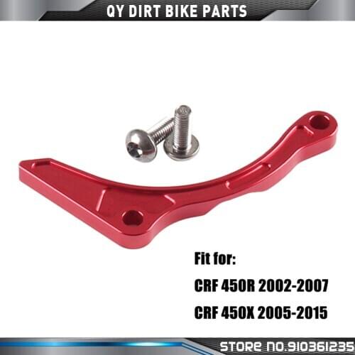 CNC Case Saver Sprocket Guard Cover Driver chain guide For CRF 450R 2002-2007 CRF 450X 2005-2015 2003 2004 2006 2008 2009