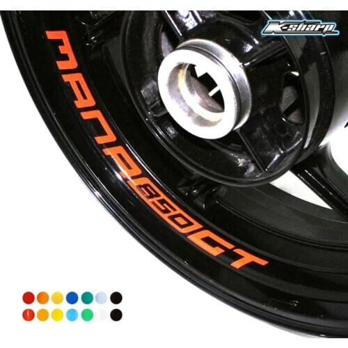 For Aprilia MANA850 CT Custom Inner Rim Declas Wheel Reflective Stickers Stripes