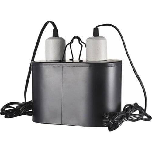 Dual Reptile Light Fixture Base for Reptile Dome UVB Light Daylight Lamp Cap Combo Integration Design Heat Lighting Lamp Kit