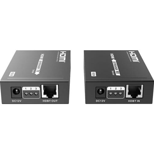 LKV375N hdmi extender uncompressed HDBaseT receiving transmitter POE to network cable interface RJ45 port network transmission