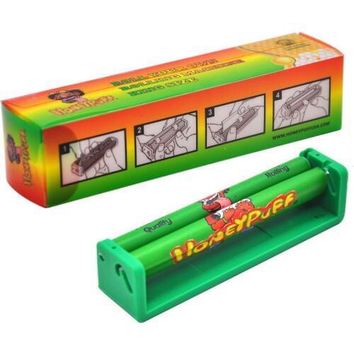 HONEYPUFF Premium Plastic Tobacco Cigarette Rolling Machine For 110MM Paper Portable Manual Roller Cigarette Maker