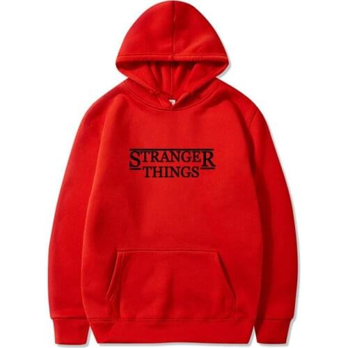 Classic Flash Sale Popular Stranger Things Hoodies Sweatshirt Multicolor Pullovers Winter Soft Cotton Unisex Harajuku Tracksuits