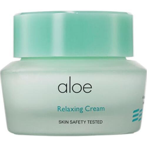 Korea Cosmetic ITS SKIN Aloe Relaxing Cream 50ml Face Cream Aloe Vera Skin Care Whitening Moisturizing Acne Treatment Cream