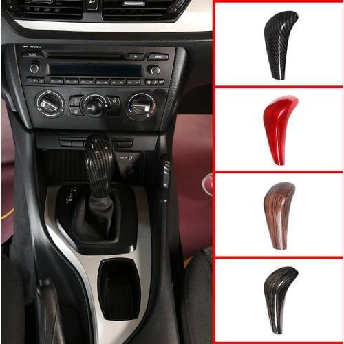 For BMW 1 3 Series X1 E48 E61E64 E65 E85 E86 E83 E53 E81 E82 E87 E90 E91 E92 E93 Car Gear Shift Head Cover Trim Car Accessories
