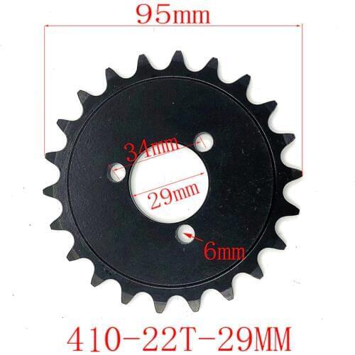 Newest motorcycle scooter drive gear 410 428 big sprocket 18T 22T 28T 31T 37T 40T sprockets free shipping