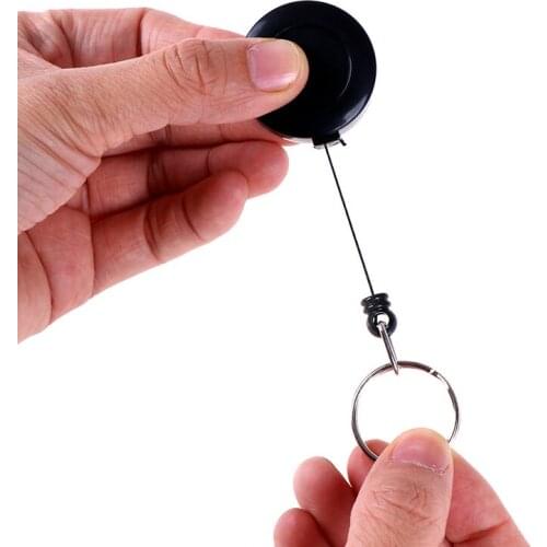 New 1pc Heavy Duty Retractable Reel Badge ID Holder Belf Clip Nurse Name Card Key Ring