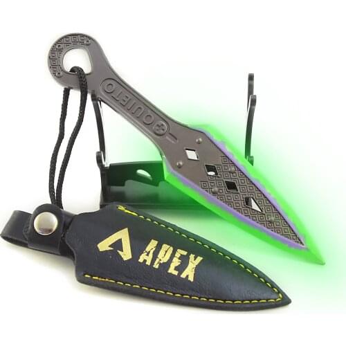 Evil Spirit Legends New Luminous Version In Three Colors Metal Gun Model Keychain Boy Toys Battle Royale Game Christmas Gifts